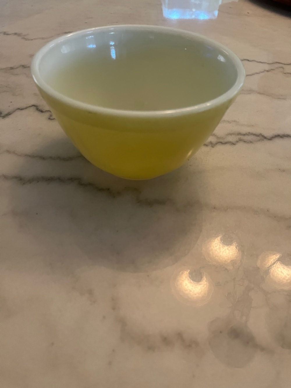 Pyrex Yellow Mixing Bowl